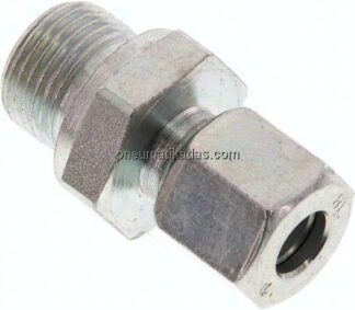 Gerade Schneidringverschr. G 3/8"-8 L (M14x1,5), Stahl verzinkt