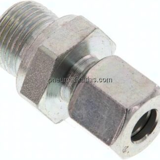 Gerade Schneidringverschr. G 3/8"-8 L (M14x1,5), Stahl verzinkt