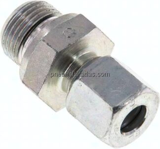 Gerade Schneidringverschr. G 3/8"-8 L (M14x1,5), Stahl verzinkt