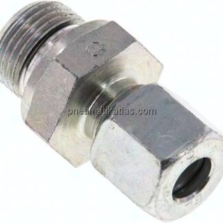 Gerade Schneidringverschr. G 3/8"-8 L (M14x1,5), Stahl verzinkt