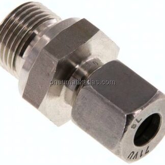 Gerade Schneidringverschr. G 3/8"-8 L (M14x1,5), 1.4571