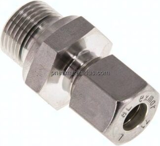 Gerade Schneidringverschr. G 3/8"-8 L (M14x1,5), Klemmring 1.4571 (NC)