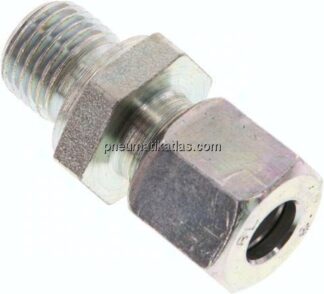 Gerade Schneidringverschr. G 1/4"-8 L (M14x1,5), Stahl verzinkt