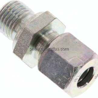 Gerade Schneidringverschr. G 1/4"-8 L (M14x1,5), Stahl verzinkt