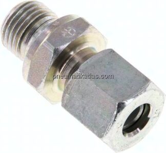 Gerade Schneidringverschr. G 1/4"-8 L (M14x1,5), Stahl verzinkt