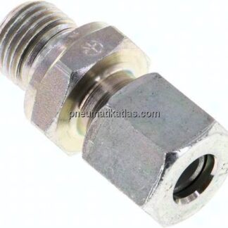 Gerade Schneidringverschr. G 1/4"-8 L (M14x1,5), Stahl verzinkt