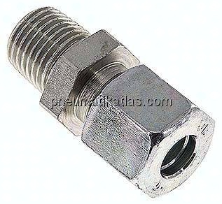 Gerade Schneidringverschr. R 1/4"-8 L (M14x1,5), Stahl verzinkt
