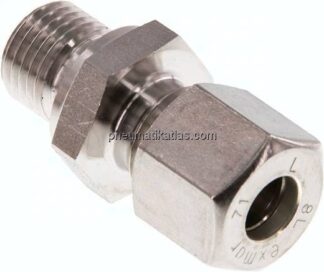 Gerade Schneidringverschr. G 1/4"-8 L (M14x1,5), Klemmring 1.4571 (NC)