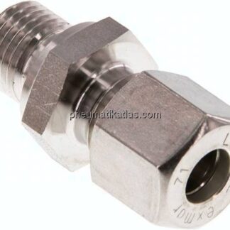 Gerade Schneidringverschr. G 1/4"-8 L (M14x1,5), Klemmring 1.4571 (NC)