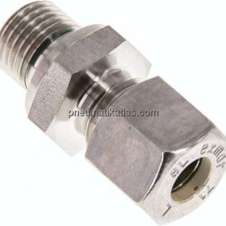Gerade Schneidringverschr. G 1/4"-8 L (M14x1,5), Klemmring 1.4571 (NC)