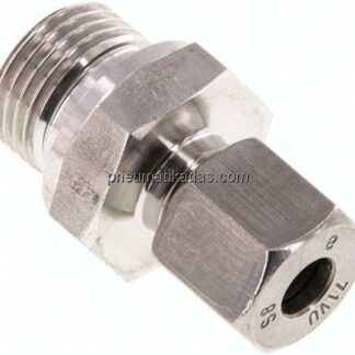 Gerade Schneidringverschr. G 1/2"-8 S (M16x1,5), 1.4571