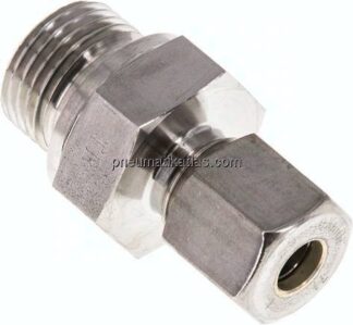 Gerade Schneidringverschr. G 1/2"-8 S (M16x1,5), Klemmring 1.4571 (NC)