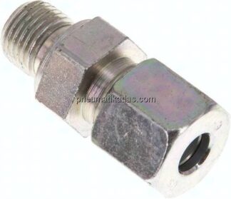 Gerade Schneidringverschr. G 1/4"-8 S (M16x1,5), Stahl verzinkt