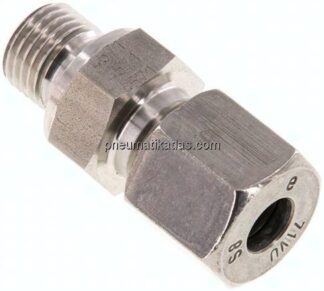 Gerade Schneidringverschr. G 1/4"-8 S (M16x1,5), 1.4571