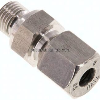 Gerade Schneidringverschr. G 1/4"-8 S (M16x1,5), 1.4571