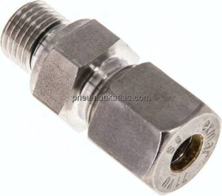 Gerade Schneidringverschr. G 1/4"-8 S (M16x1,5), Klemmring 1.4571 (NC)