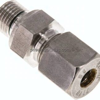 Gerade Schneidringverschr. G 1/4"-8 S (M16x1,5), Klemmring 1.4571 (NC)