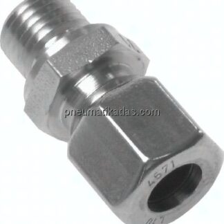 Gerade Schneidringverschr. G 3/8"-22 L (M30x2), Klemmring 1.4571 (NC)