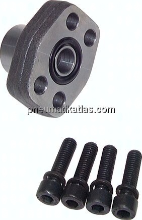 Flanschverschraubung 2-1/2"-SAE (3000 PSI), G 2" (IG)