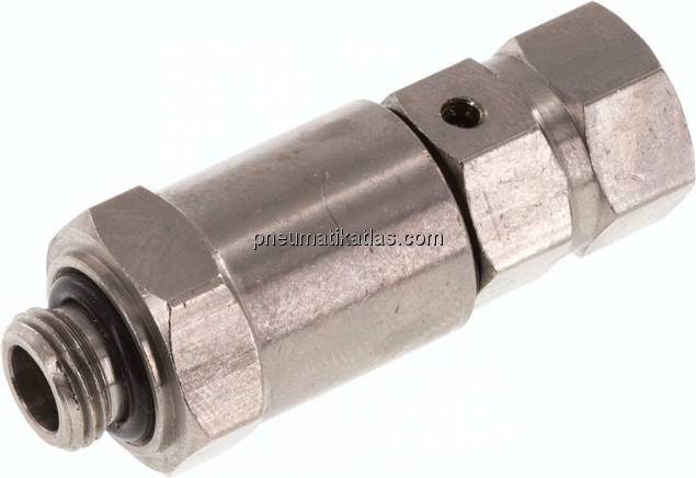 Schnell-Drehverschraubung G 1/8"(AG)-G 1/8"(IG)