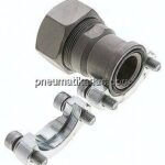 Gerade Flanschverschraubung 1-1/4"-SAE (3000 PSI), 38 S (M52x2)
