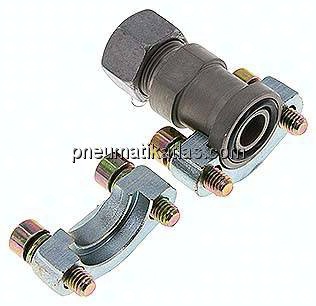 Gerade Flanschverschraubung 1/2"-SAE (3000 PSI), 15 L (M22x1,5)