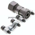 Gerade Flanschverschraubung 1/2"-SAE (3000 PSI), 16 S (M24x1,5)