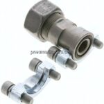 Gerade Flanschverschraubung 3/4"-SAE (3000 PSI), 25 S (M36x2)