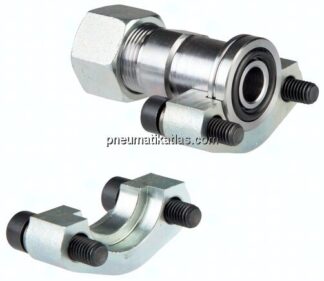 Gerade Flanschverschraubung 1-1/4"-SAE (6000 PSI), 38 S (M52x2)