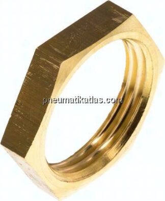 Gegenmutter G 1", Messing