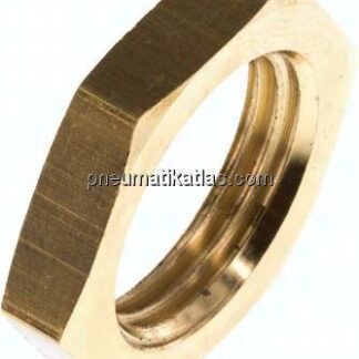 Gegenmutter G 3/8", Messing