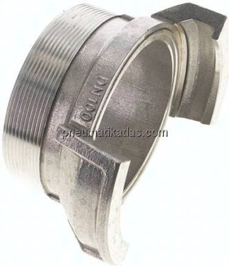 Guillemin-Kupplung G 4" (AG), Aluminium, ohne Verriegelung (kann nur mit Kupplung mit Verriegelung k