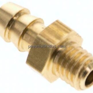 Gerader Steckanschluss M 5-4mm innen, Messing