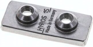 Anschweißplatte, Stahl blank, Baugröße 1, schwere Baureihe