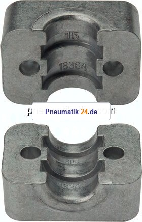 Klemmbackenpaar 22mm, Baugröße 3, leichte Baureihe Aluminium