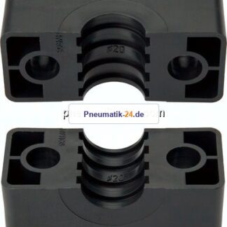 Klemmbackenpaar 6mm, Baugröße 1, schwere Baureihe Polypropylen