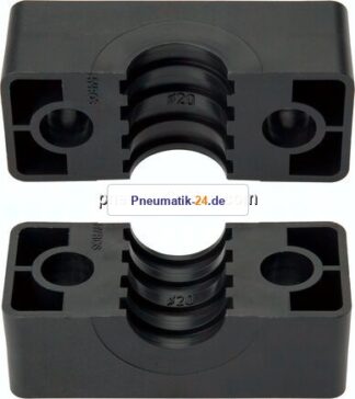 Klemmbackenpaar 6mm, Baugröße 1, schwere Baureihe Polypropylen