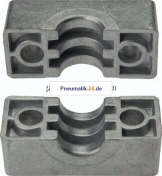 Klemmbackenpaar 6mm, Baugröße 1, schwere Baureihe Aluminium