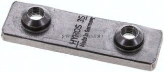 Anschweißplatte, Stahl blank, Baugröße 3, schwere Baureihe