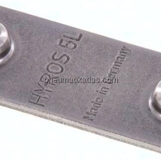 Anschweißplatte, Stahl blank, Baugröße 5, leichte Baureihe