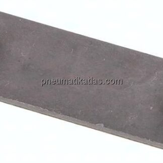 Anschweißplatte, Stahl blank, Baugröße 6, leichte Baureihe
