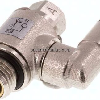 Drosselrückschlagventil G 1/4"-6mm, zuluftregelnd