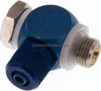 Drosselrückschlagventil G 1/8"-6x4mm, abluftregelnd (B)