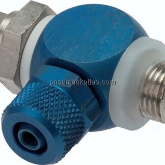 Drosselrückschlagventil G 1/8"-8x6mm, abluftregelnd (B)