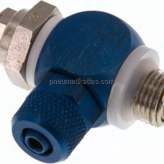 Drosselrückschlagventil G 1/8"-6x4mm, abluftregelnd (B)