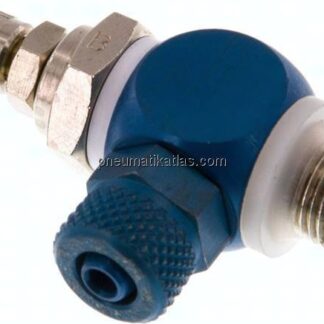 Drosselrückschlagventil G 1/8"-6x4mm, abluftregelnd (B)