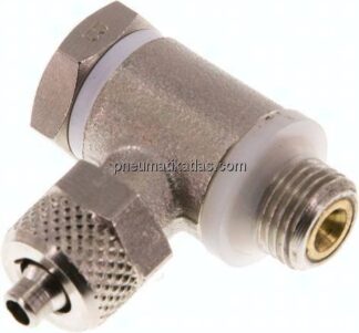Drosselrückschlagventil G 1/8"-6x4mm, abluftregelnd (B)