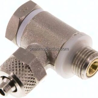 Drosselrückschlagventil G 1/8"-6x4mm, abluftregelnd (B)