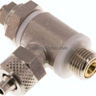 Drosselrückschlagventil G 1/8"-6x4mm, abluftregelnd (B)