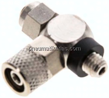 Drosselrückschlagventil M 5-6x4mm, abluftregelnd (B)